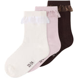 Name It Burnished Lilac Nmflocka 3P Socks