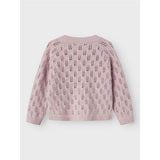 Name It Burnished Lilac Nmfleslie Ls Knit Card