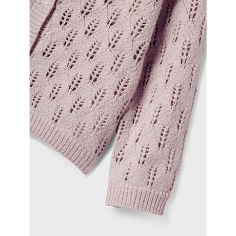 Name It Burnished Lilac Nmfleslie Ls Knit Card