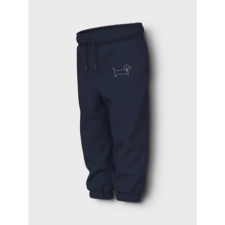 Name It Navy Blazer Dog Bow Nmfvallene Nreg Swe Pants Unb