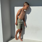 Petit Crabe Olive Alex Swim Shorts