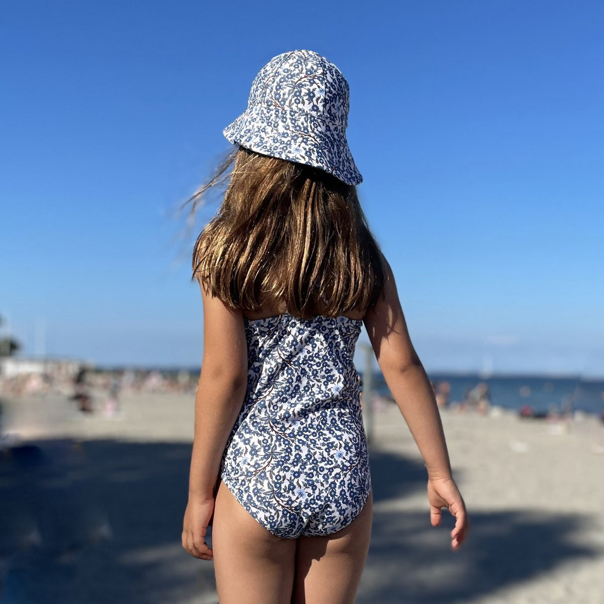 Petit Crabe Empress B Frey Sun hat - Made With Liberty© Fabric