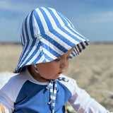 Petit Crabe Vertical Stripes Frey Sun hat