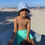Petit Crabe Vertical Stripes Frey Sun hat