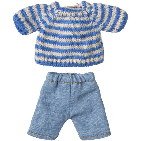 Maileg Knitted Sweater And Pants, Big Brother Mouse