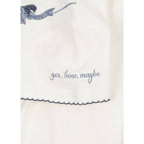 Konges Sløjd Off White/Bow Collar Era Tee Ocs