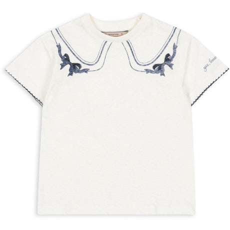 Konges Sløjd Off White/Bow Collar Era Tee Ocs