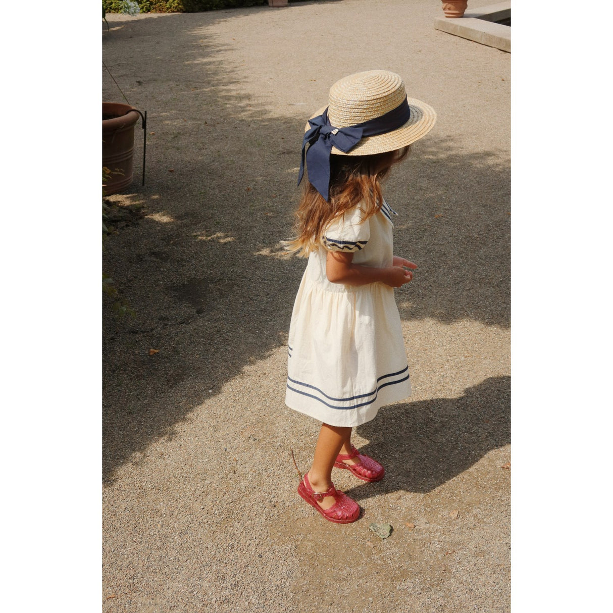 Konges Sløjd Optic White Allie Sailor Dress Gots