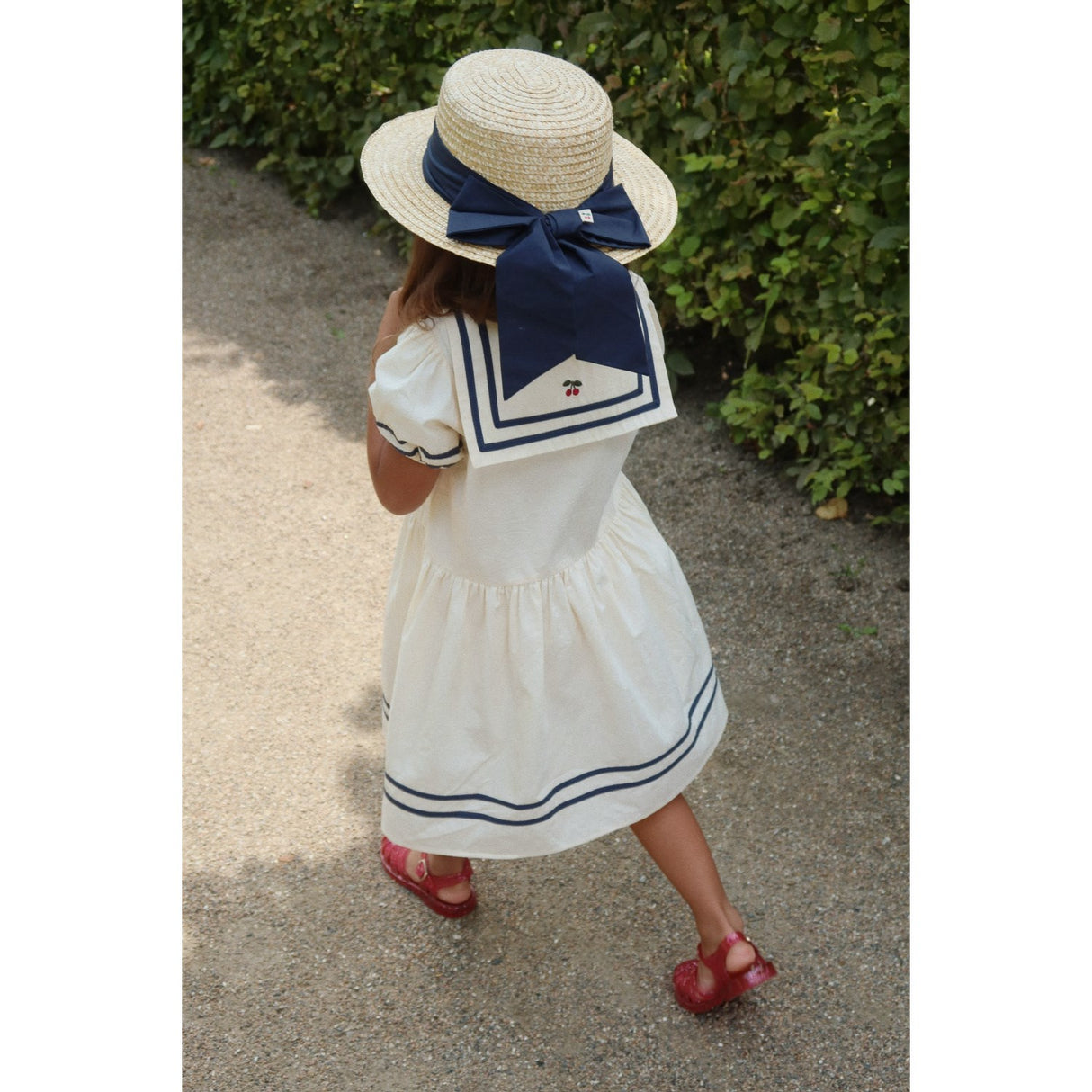 Konges Sløjd Optic White Allie Sailor Dress Gots