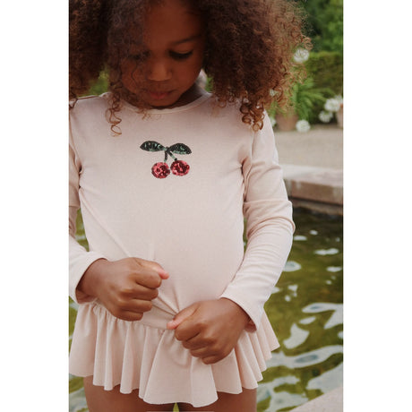 Konges Sløjd Evening Sand Jade Ls Swimsuit