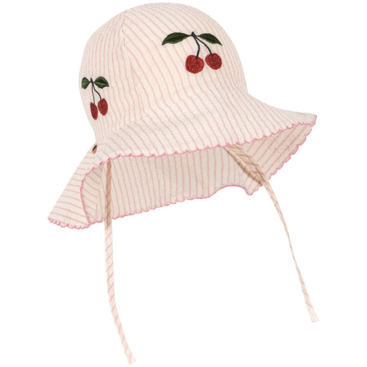 Konges Sløjd Peony Stripe Ellie Sun hat Gots
