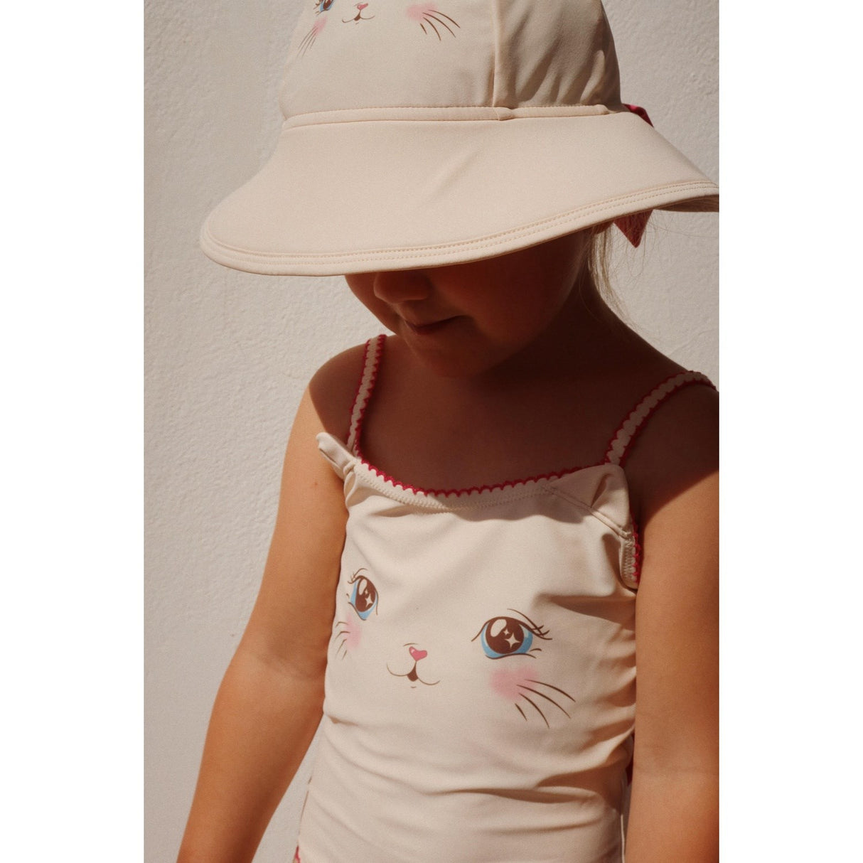 Konges Sløjd Soft Pink Kitty Swimsuit Grs