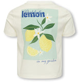 kids ONLY Cloud Dancer Lemon Kogannbel-Sun Life S/S Short Tee Cs Jrs