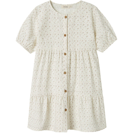 Lil'Atelier Coconut Milk Nmfhailey Ss Loose Dress Lil