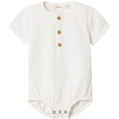 Lil'Atelier Coconut Milk Nbmhugo Ss Loose Body Shirt Lil