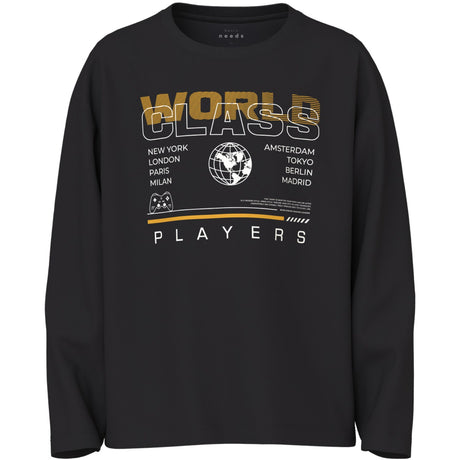 Name It Black World Class Nkmvictor Ls Rlx Top