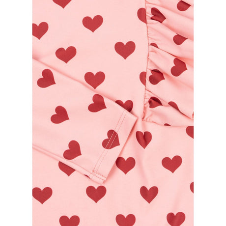 Konges Sløjd Amour Pink Manuca Frill Onesie Grs