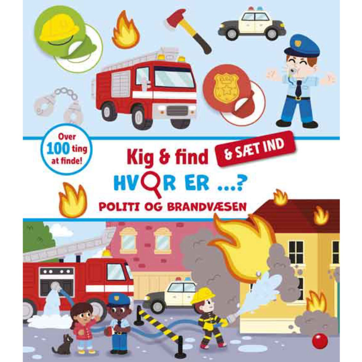 Forlaget Bolden Kig Og Find Og Set Ind: Hvor Er Politi Og Brandvæsen