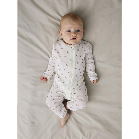 Name It Snow White Small Flowers Nbfwang Wool Needle Nightsuit Noos