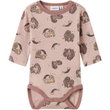 Name It Shadow Gray Unicorn Nbfwillit Wool Ls Body