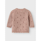 Name It Shadow Gray Nbfwrilla Wool Ls Knit Card