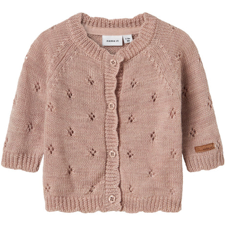 Name It Shadow Gray Nbfwrilla Wool Ls Knit Card