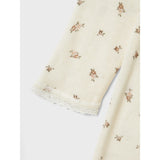 Name It Snow White Small Flowers Nmfwang Wool Needle Nightsuit