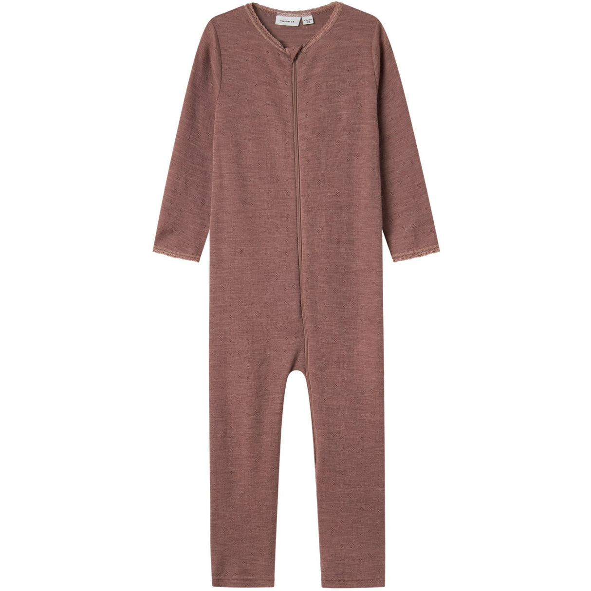 Name It Antler Nmfwang Wool Needle Nightsuit Solid
