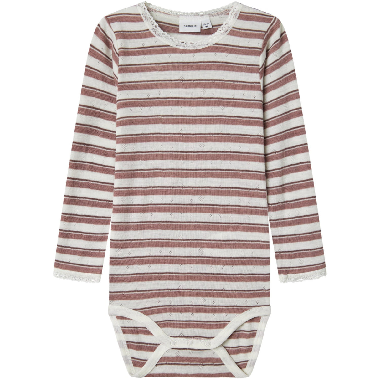 Name It Antler Snow White Nmfwang Wool Needle Ls Body