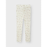 Name It Snow White Small Flowers Nmfwang Wool Needle Leggings Noos