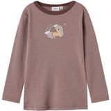 Name It Antler Unicorn Nmfwillit Wool Ls Top