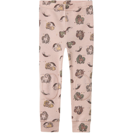 Name It Shadow Gray Unicorn Nmfwillit Wool Leggings