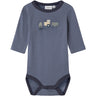 Name It Folkstone Gray Tractor Nbmwillit Wool Ls Body