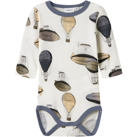 Name It Snow White Air Balloon Nbmwillitus Wool Ls Body