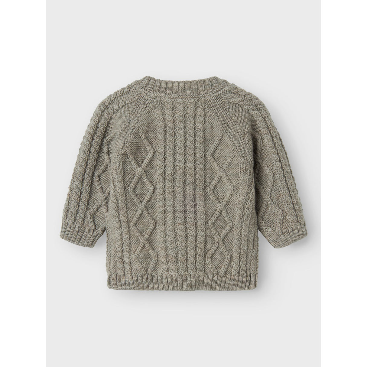 Name It Dried Sage Nbmwrilla Wool Ls Knit Card