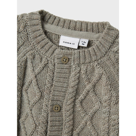Name It Dried Sage Nbmwrilla Wool Ls Knit Card