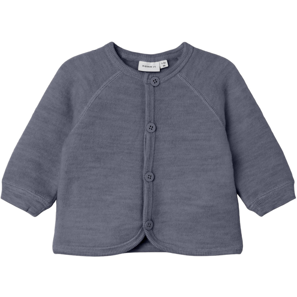 Name It Folkstone Gray Nbmwmino Wool Bru Ls Card