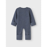 Name It Folkstone Gray Nbmwmino Wool Bru Ls Suit Noos