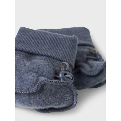 Name It Folkstone Gray Nbmwmino Wool Bru Slippers