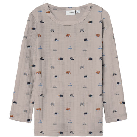 Name It Nacreous Cloud Small Cars Nmmwang Wool Needle Ls Top Noos