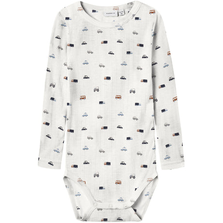 Name It Snow White Small Cars Nmmwang Wool Needle Ls Body