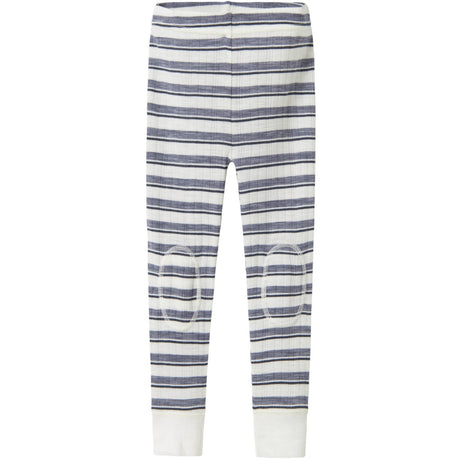Name It Folkstone Gray Snow White Nmmwang Wool Needle Long Johns Noos