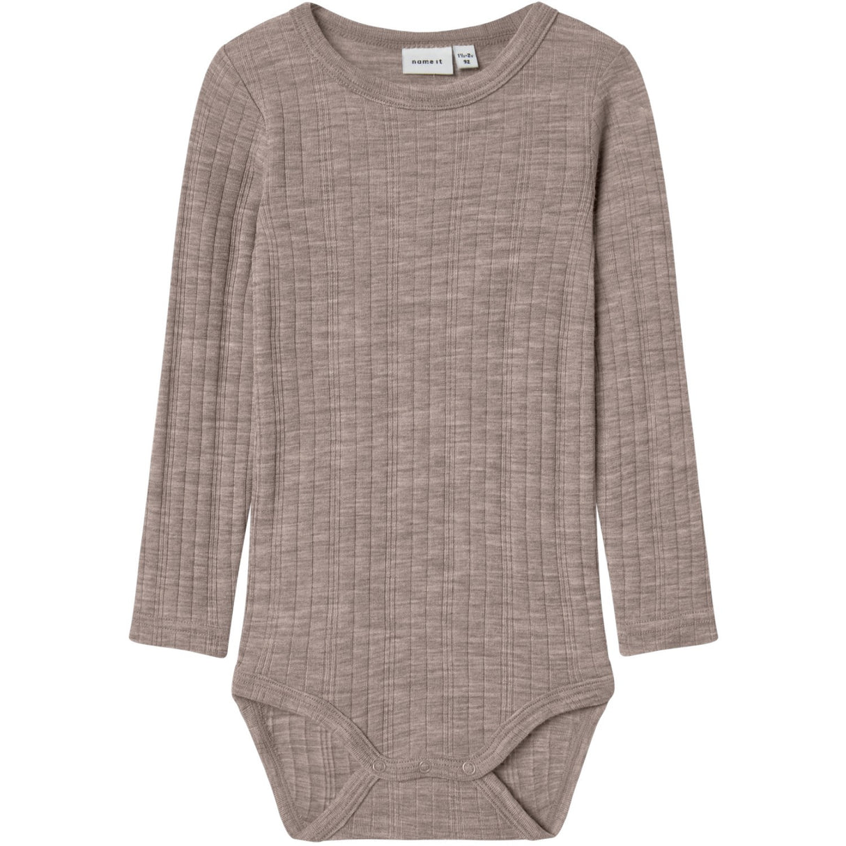 Name It Satellite Nmmwang Wool Needle Ls Body Solid