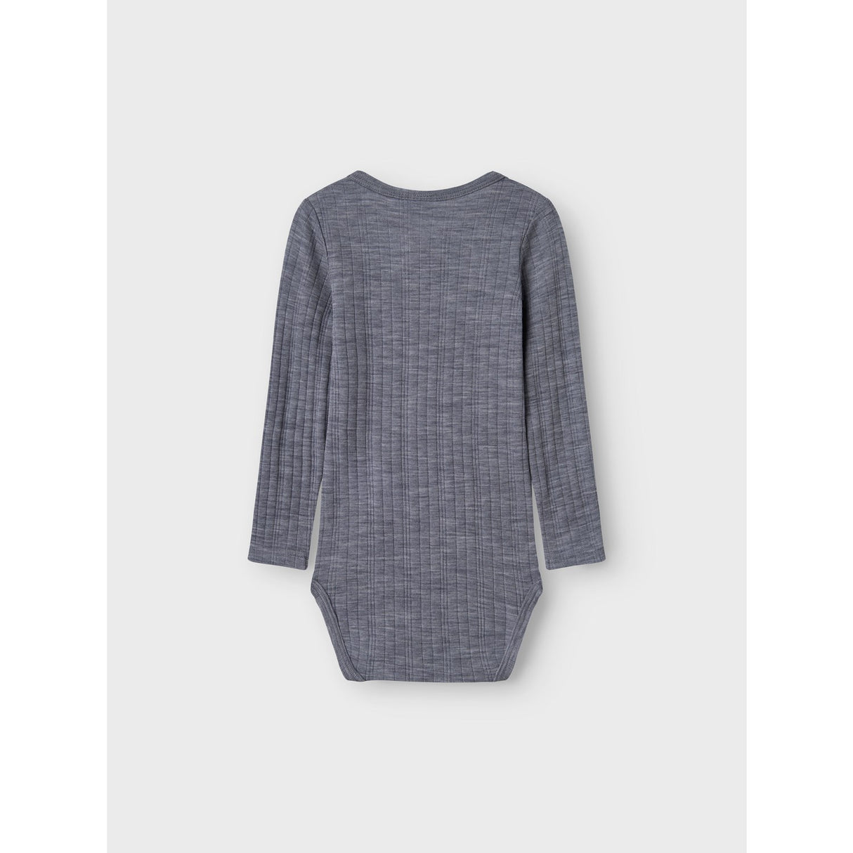 Name It Folkstone Gray Nmmwang Wool Needle Ls Body Solid