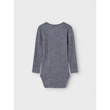 Name It Folkstone Gray Nmmwang Wool Needle Ls Body Solid