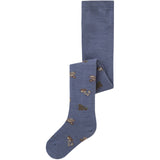 Name It Folkstone Gray Working Machines Nmmwak Wo/Bl Tights Aoj