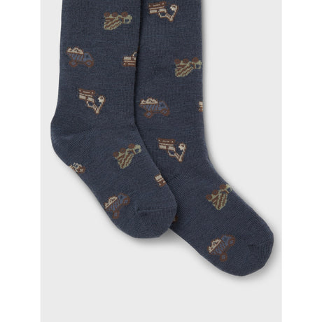 Name It Ombre Blue Working Machines Nmmwak Wo/Bl Tights Aoj