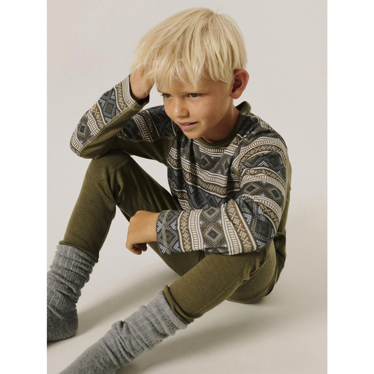 Name It Kalamata Nkmwillto Wool Long Johns