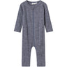 Name It Folkstone Gray Nbmwang Wool Needle Nightsuit Solid Noos
