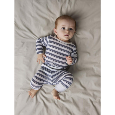 Name It Folkstone Gray Snow White Nbmwang Wool Needle Long Johns Noos